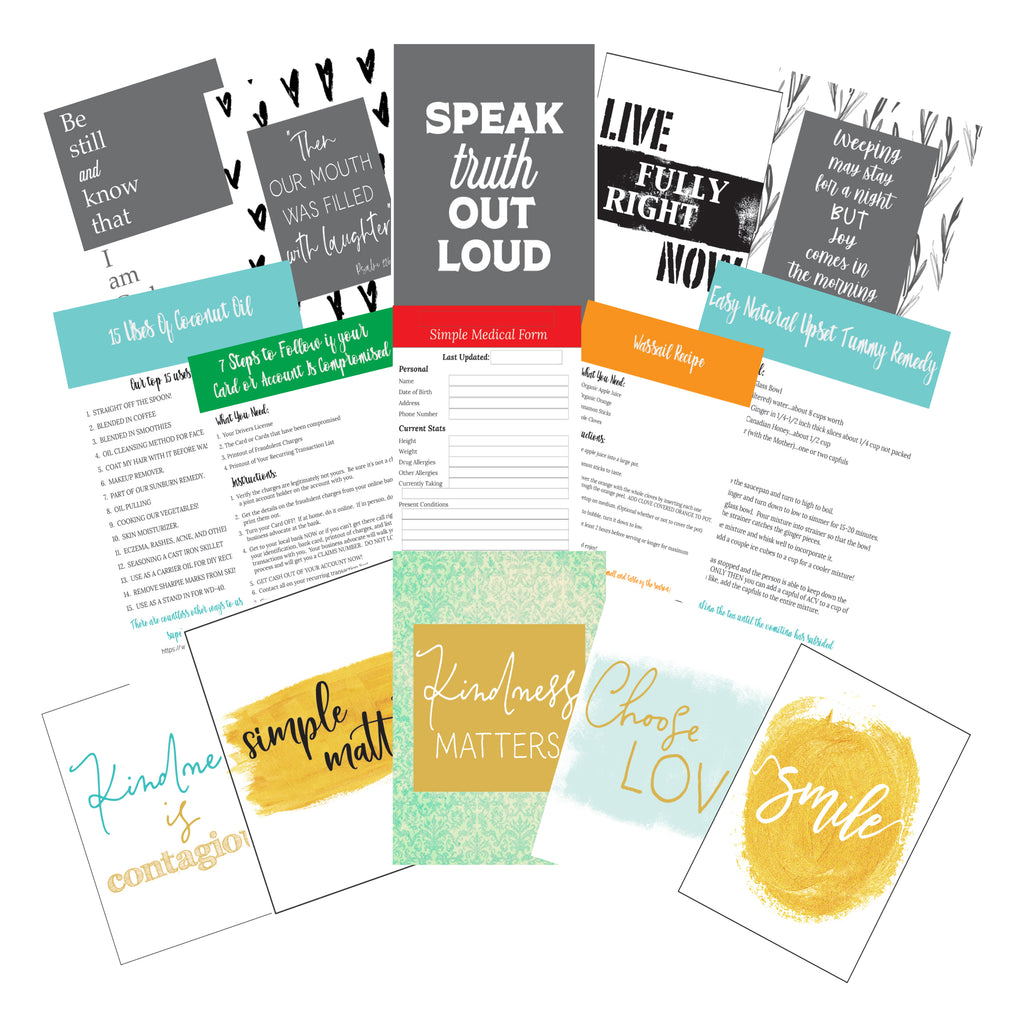 PRINTABLES